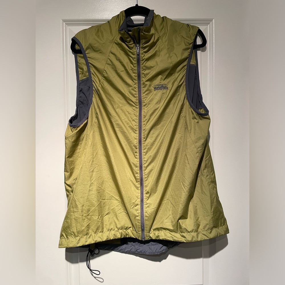Patagonia Olive Green and Gray Vest